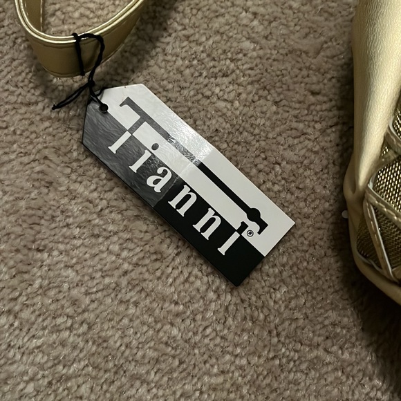 Tiannl gold woven mesh bucket bag - Picture 2 of 4